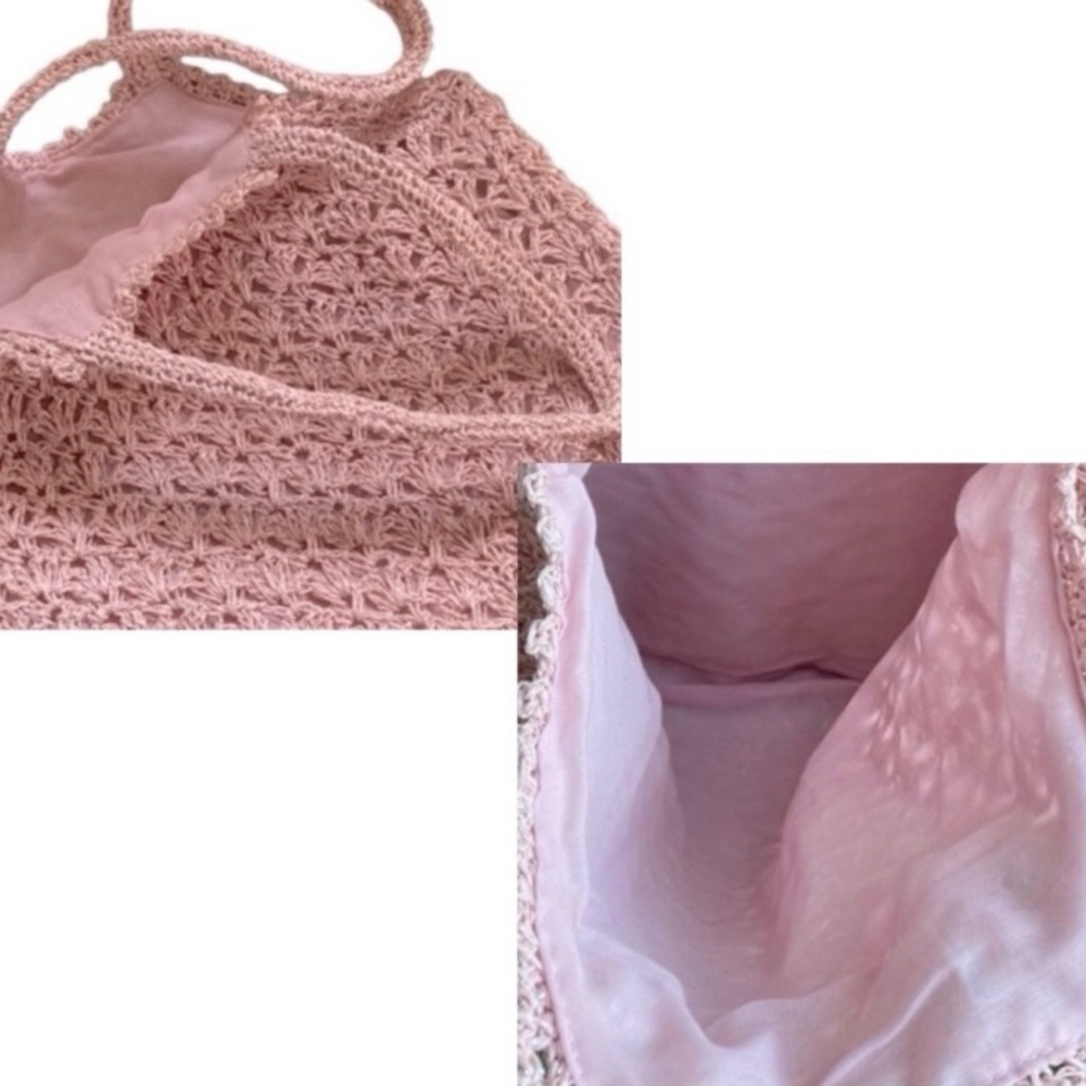 2 Vintage Crocheted Shoulder Bags - Picture 3 of 8